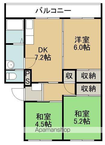 メゾン・ド・シャモニー(3DK/3階)の間取り写真