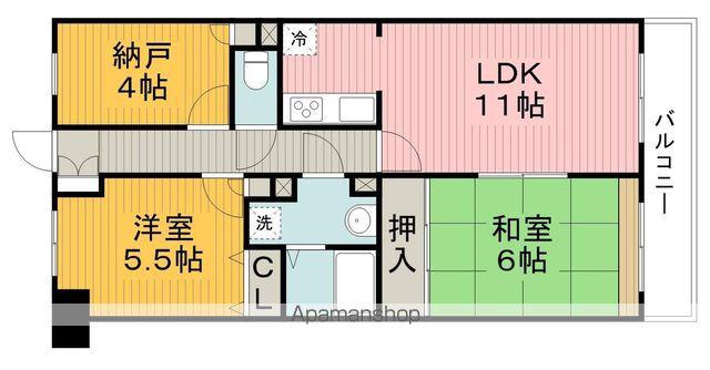 NEST刀根山(2SLDK/2階)の間取り写真