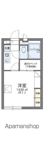 レオパレスカナート(1K/2階)の間取り写真
