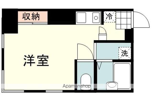 PIVOT静岡(ワンルーム/5階)の間取り写真