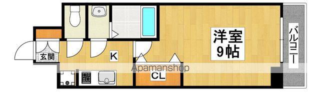 ARTIZA堺東(1K/2階)の間取り写真