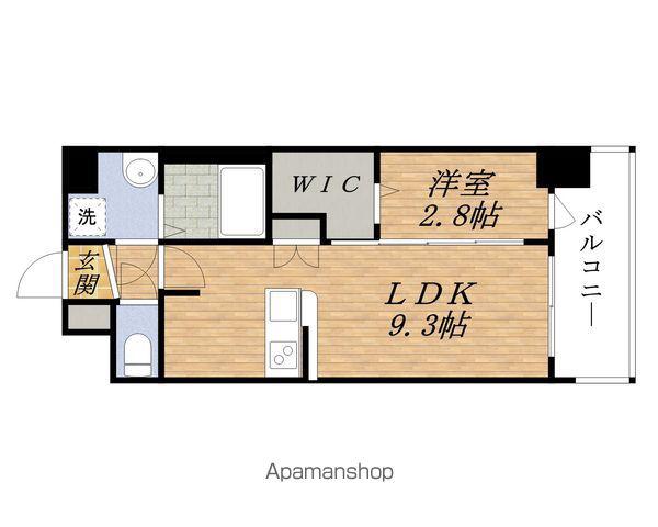 SERENITE新大阪プリエ(1LDK/11階)の間取り写真