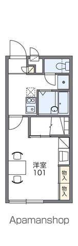 レオパレスソレーユ(1K/2階)の間取り写真