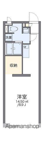 アルク比佐津R7(1K/2階)の間取り写真