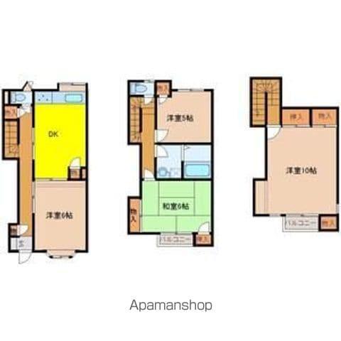 ストーンヒルザファイブ(3LDK/1階)の間取り写真