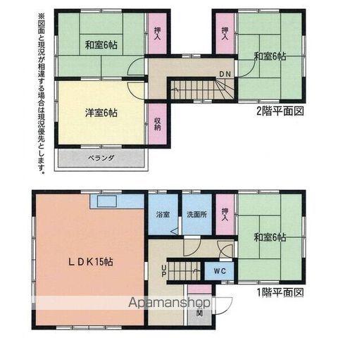 名鉄小牧線 春日井駅(名鉄) 徒歩29分 2階建 築36年(4LDK)の間取り写真