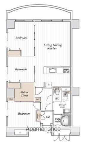コロネード春日(3LDK/4階)の間取り写真