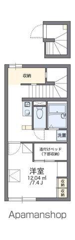 レオパレスドリーム(1K/2階)の間取り写真