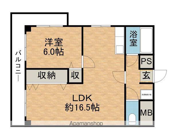 スカイコート大手町(2LDK/2階)の間取り写真