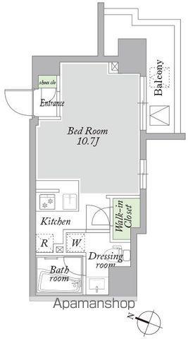 アーバンパーク西巣鴨イースト(ワンルーム/13階)の間取り写真