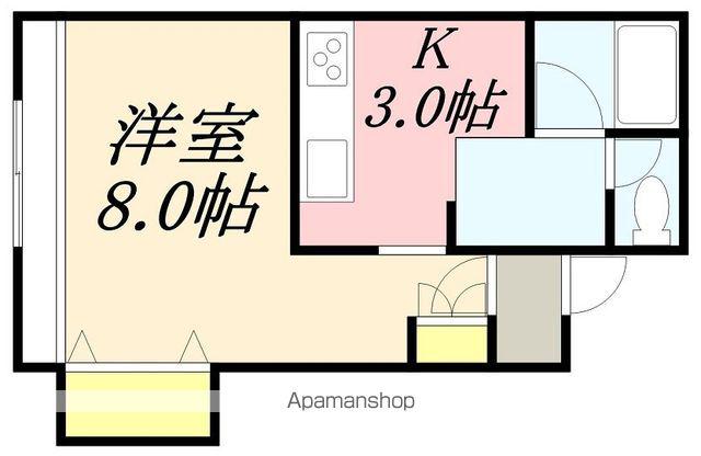 エクセル(1K/3階)の間取り写真