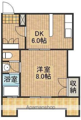 21コスモス丸山(1DK/3階)の間取り写真