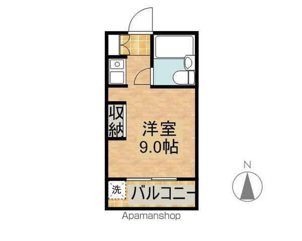 ルミナス荘苑(ワンルーム/7階)の間取り写真
