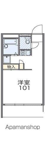レオパレスグランディル(1K/2階)の間取り写真