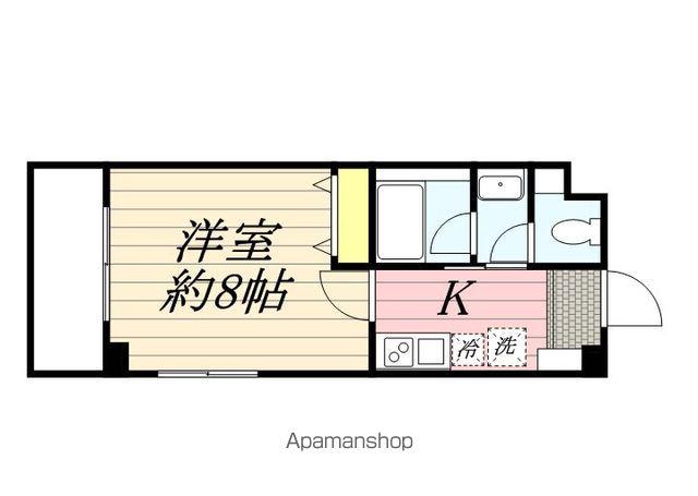 ランドプラス八広(1K/2階)の間取り写真