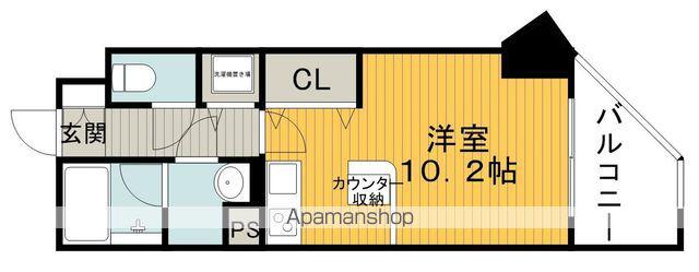 EZA蛍池(ワンルーム/2階)の間取り写真