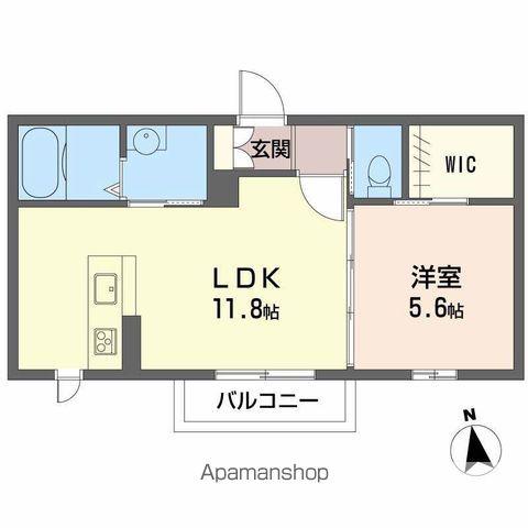 シャーメゾンHIRO Ⅱ(1LDK/1階)の間取り写真