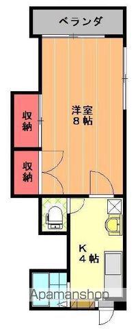 三宝マンション(1K/3階)の間取り写真