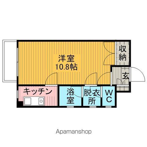 ルーチェ和(1K/2階)の間取り写真