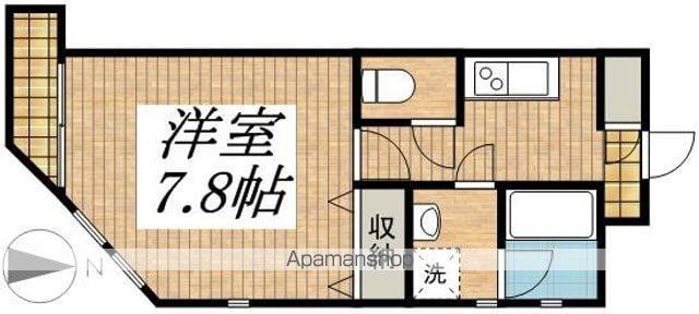 リヴェール学園西(1K/3階)の間取り写真