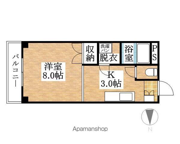 アーバンライフサワキ(ワンルーム/2階)の間取り写真