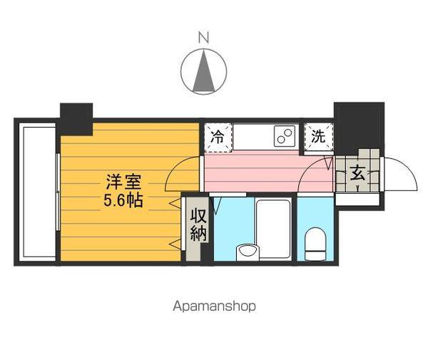 プレール・ドゥーク西大島駅前(1K/4階)の間取り写真