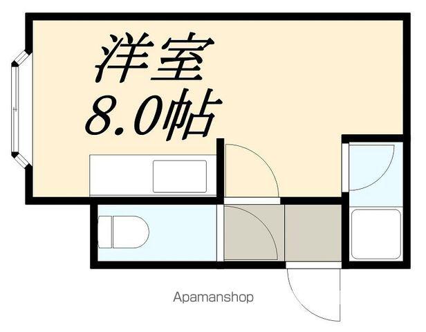ハッピーハイム柳町(ワンルーム/2階)の間取り写真