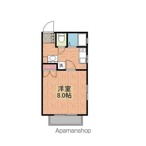 GRANDE.K(1K/1階)の間取り写真