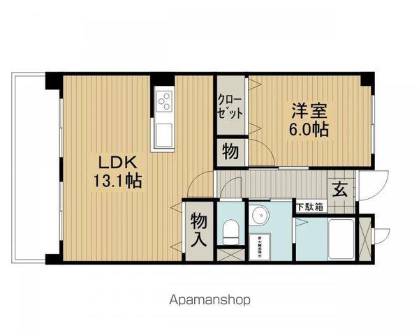 AVANCEⅡ(1LDK/1階)の間取り写真