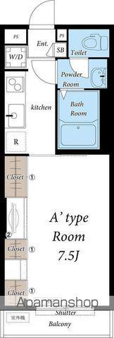 リブリ・BELLA VITA(1K/1階)の間取り写真