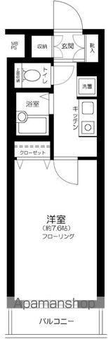 日神パレステージ御徒町Ⅱ(1K/6階)の間取り写真