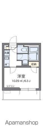 クレイノFOR BEAUTY(1K/3階)の間取り写真