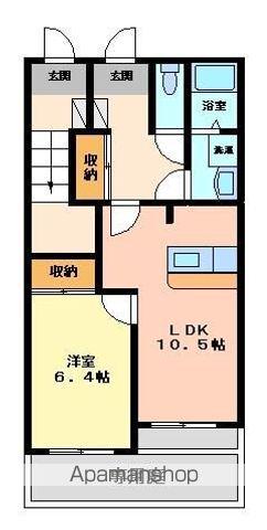 サニーヒルズ(1LDK/1階)の間取り写真
