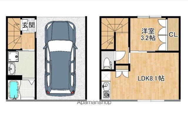 RENATUS VERITE(1LDK)の間取り写真