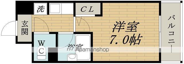 エスリード新大阪第7(1K/9階)の間取り写真