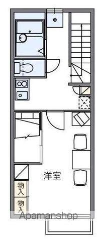 レオパレスVINGHTSIX(1K/2階)の間取り写真