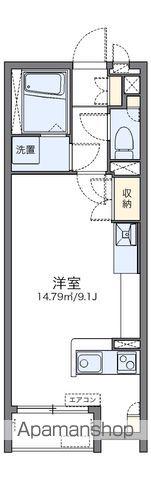 レオネクストトラッド湯河原(ワンルーム/1階)の間取り写真