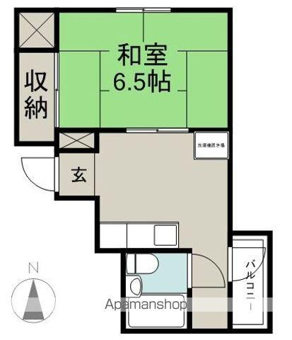 クーフナガノ(ワンルーム/11階)の間取り写真