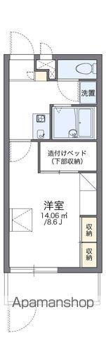 レオパレスサンシャイン(1K/1階)の間取り写真
