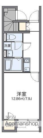 レオネクストブラン(1K/1階)の間取り写真