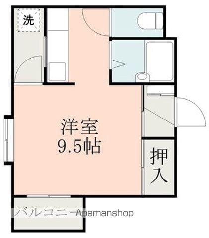 セントポーリア88(ワンルーム/1階)の間取り写真