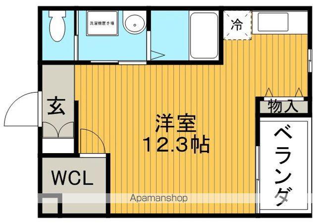 エミネンス蛍池(ワンルーム/1階)の間取り写真