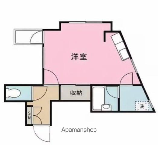 アトムズビル(ワンルーム/6階)の間取り写真