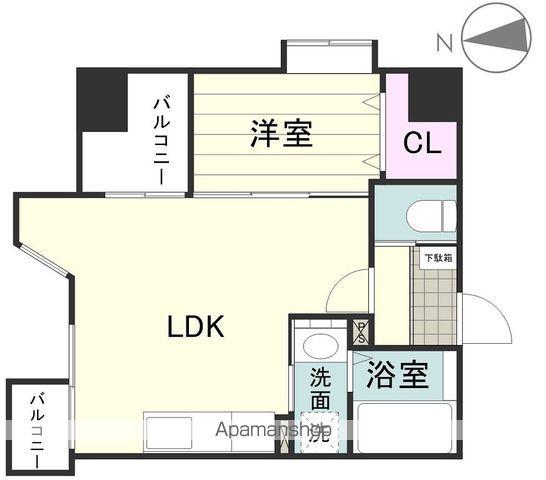 ZERO上之園(1LDK/2階)の間取り写真