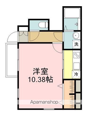 アムールアメニテ(1K/1階)の間取り写真