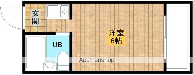 淡路エンビィハイツ(ワンルーム/5階)の間取り写真