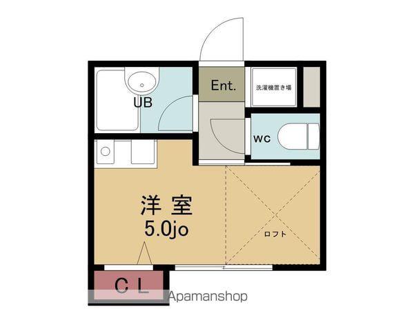 メゾン レーヴ 鷺宮(ワンルーム/2階)の間取り写真