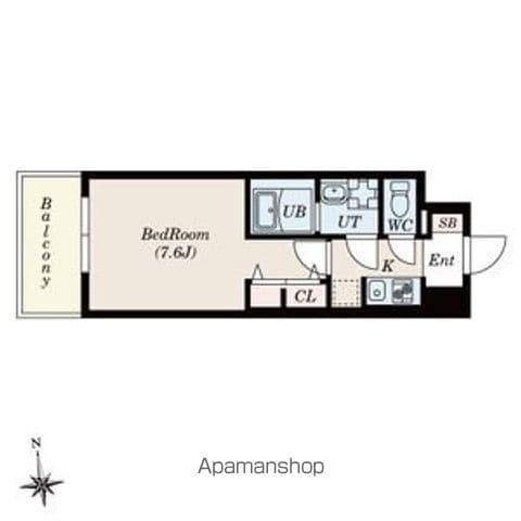 S-RESIDENCE桜本町AWESOMEなんでも乗ります(1K/11階)の間取り写真
