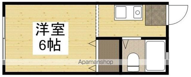 津島エレガンス(ワンルーム/1階)の間取り写真
