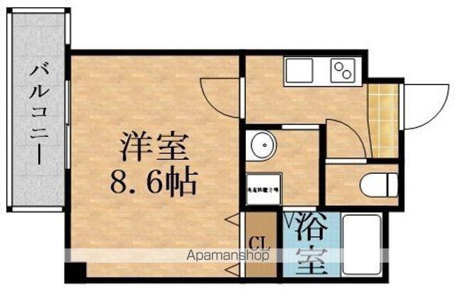 AVERE早苗(1K/8階)の間取り写真